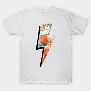 Collage lightning bolt T-Shirt